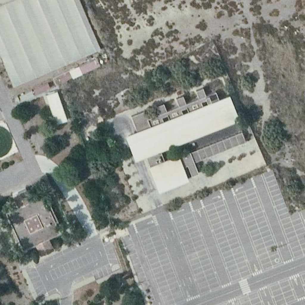 Aerial view of the grounds of Universidad De Almería