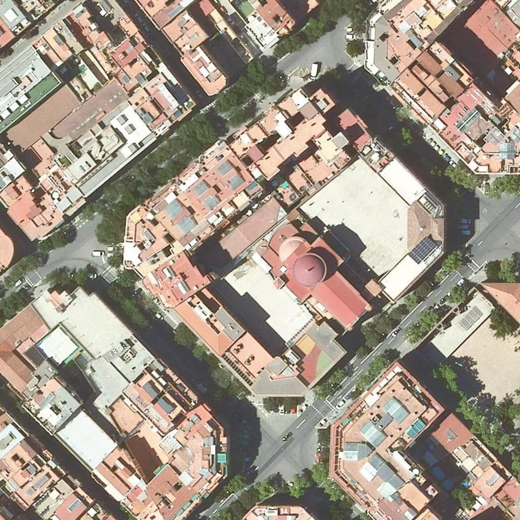 Aerial view of the grounds of Sant Josep-Teresianes