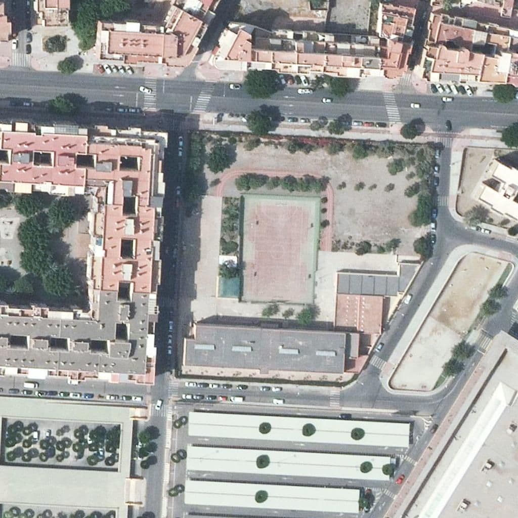 Aerial view of the grounds of El Jardín De Cucú