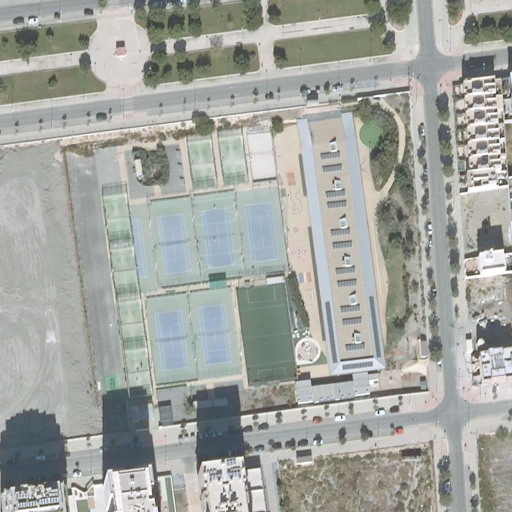 Вид сверху на территорию школы «Novaschool Almería Internacional»