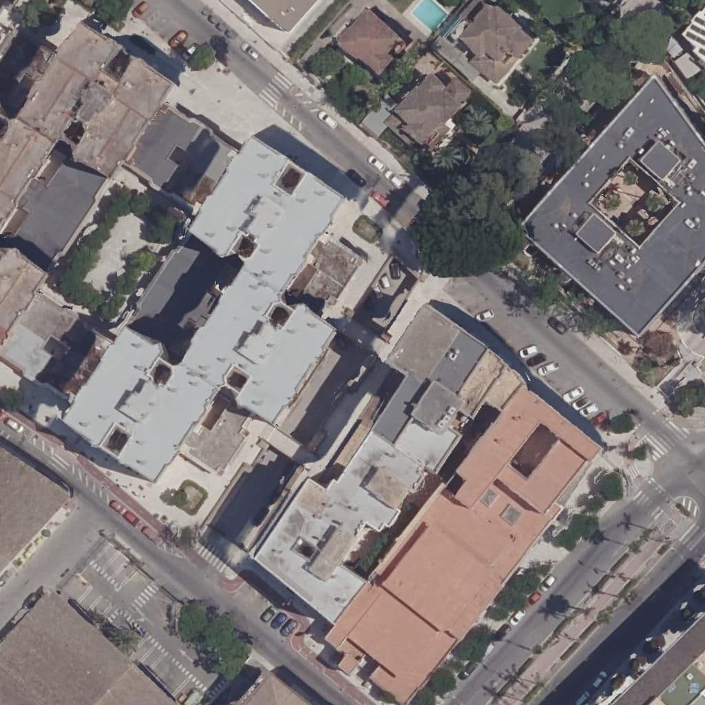 Aerial view of the grounds of Alvar Núñez
