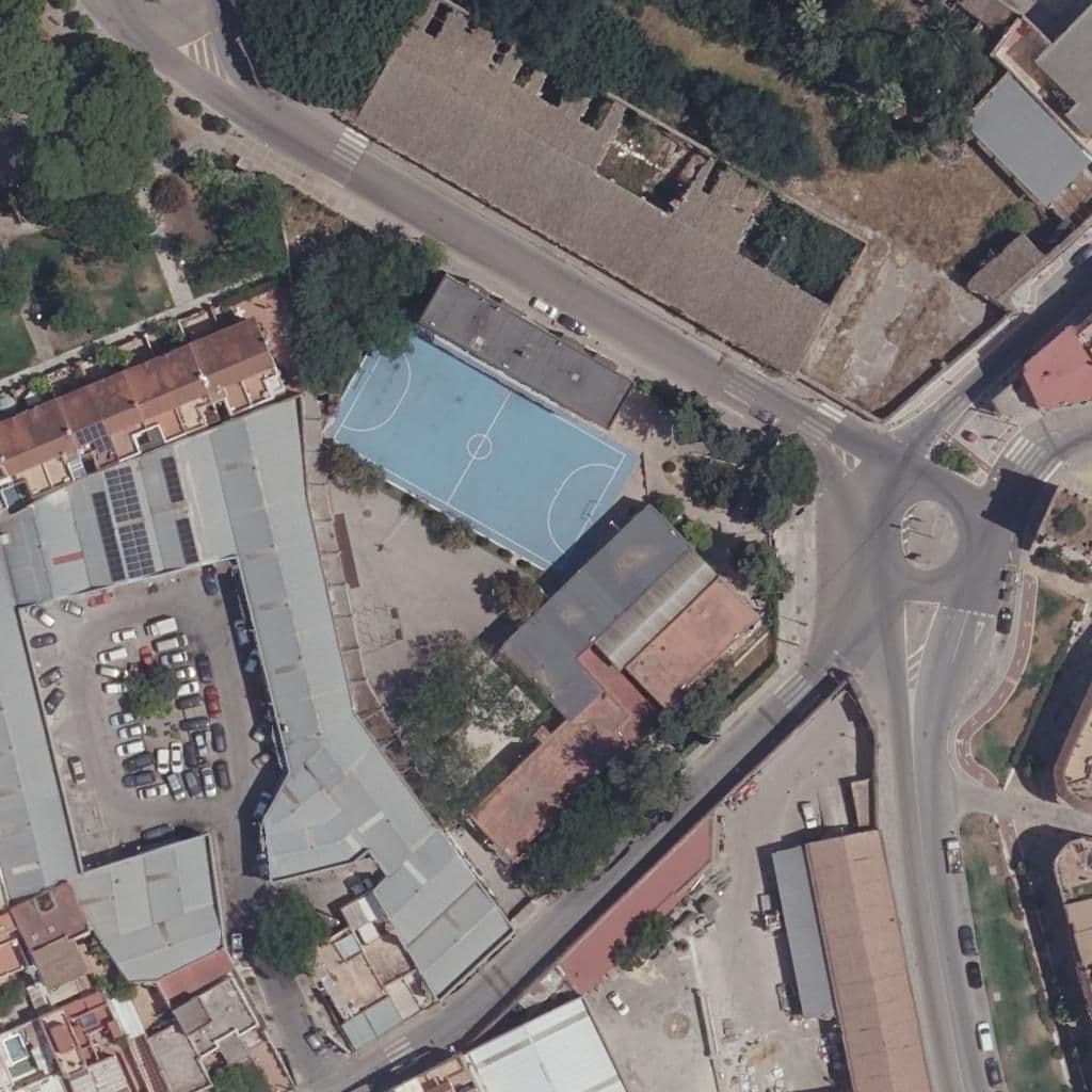 Aerial view of the grounds of Luis Vives