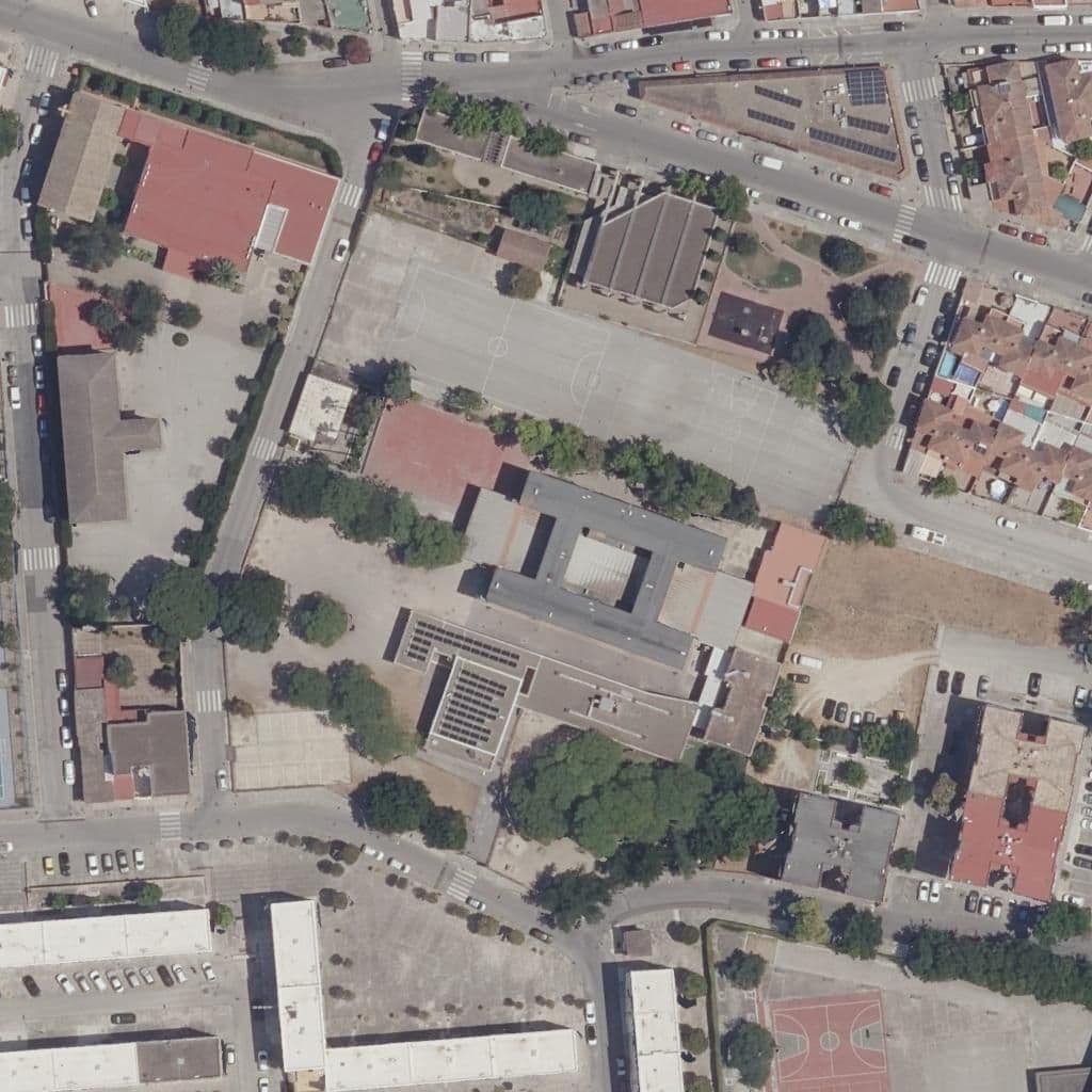 Aerial view of the grounds of Manuel De Falla