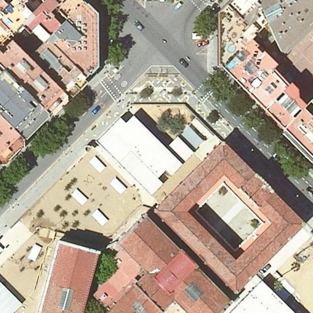 Aerial view of the grounds of Escola Xirinacs