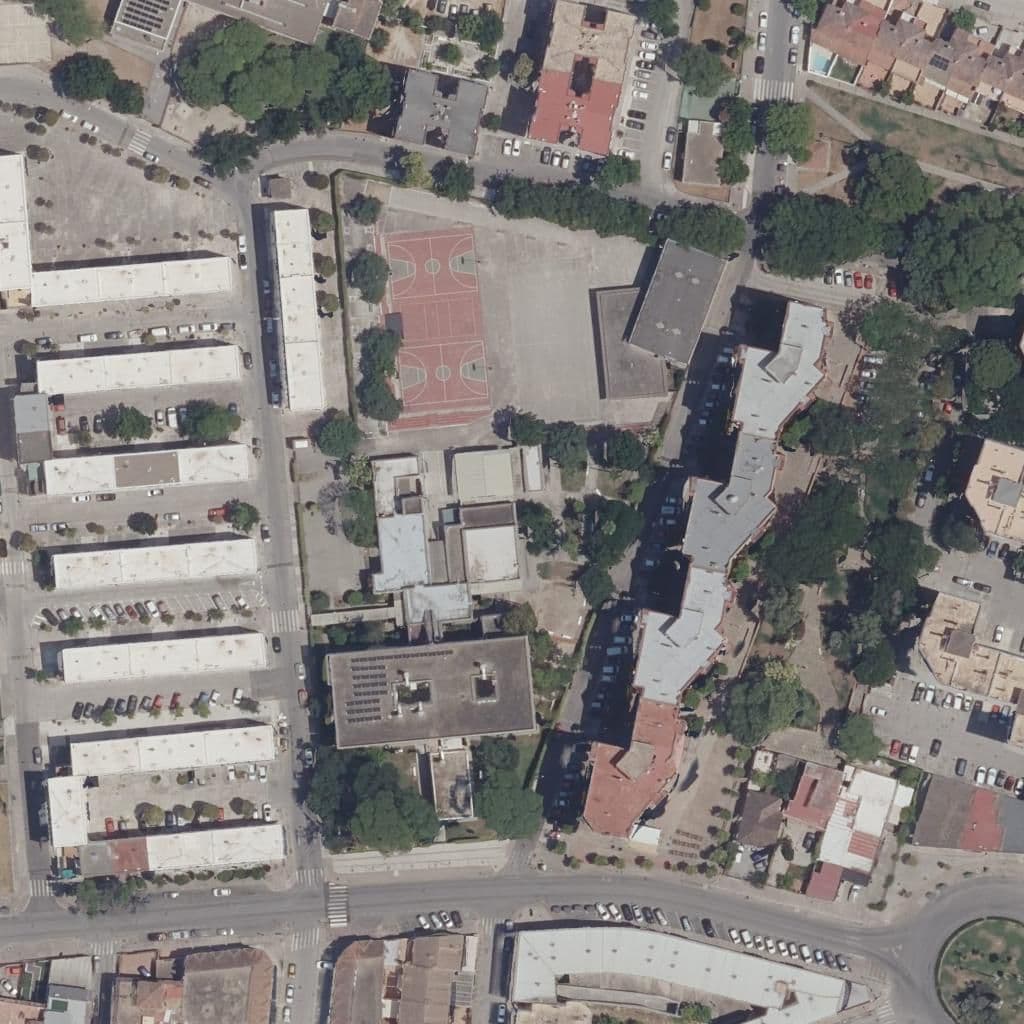Aerial view of the grounds of José M. Caballero Bonald