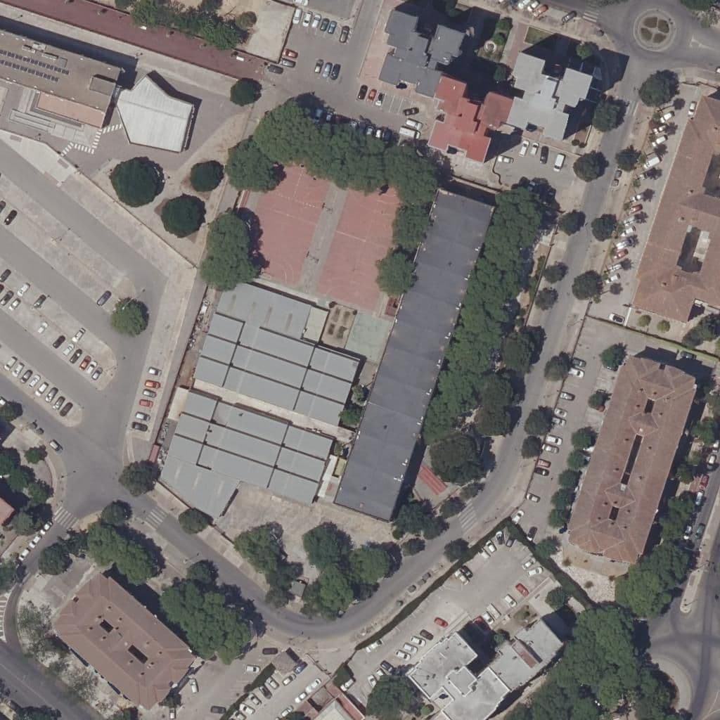Aerial view of the grounds of Andrés Benítez