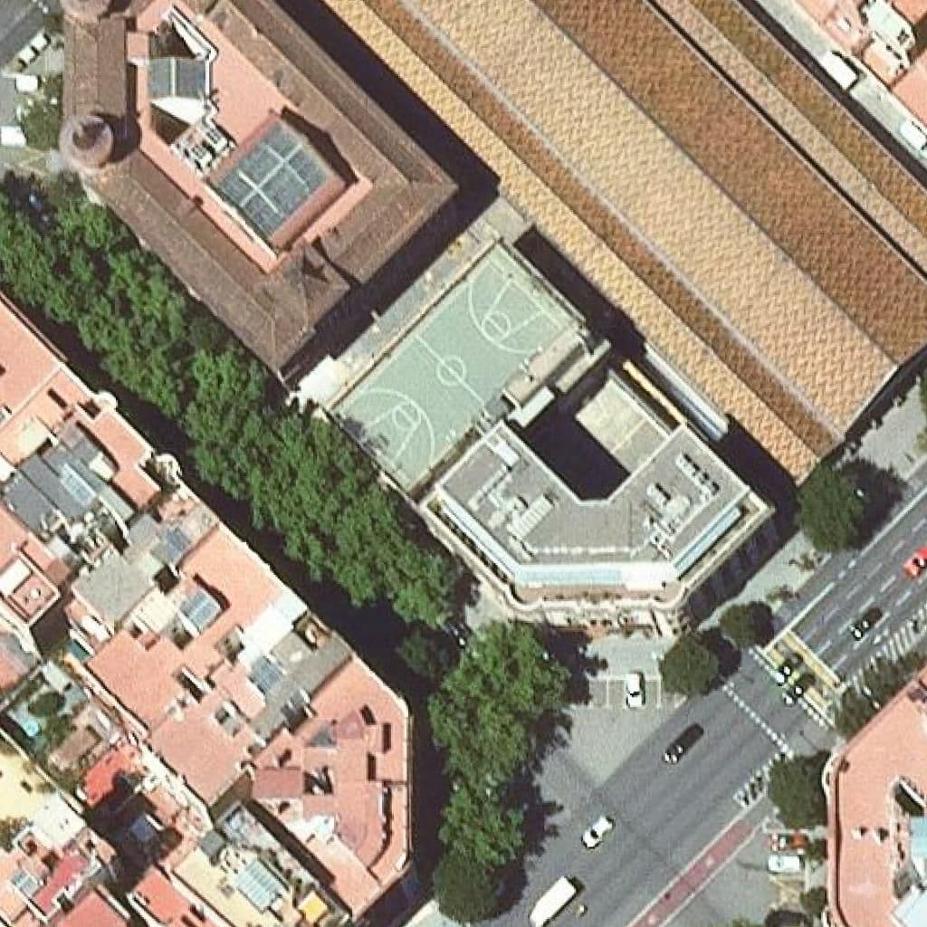 Aerial view of the grounds of Lli Privada Petit Sant Marc
