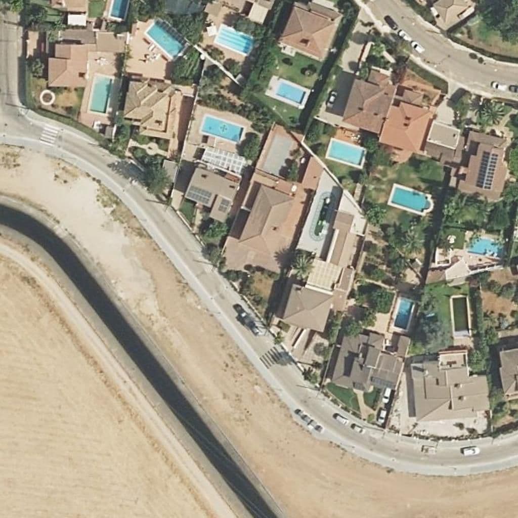 Aerial view of the grounds of El Tablerillo