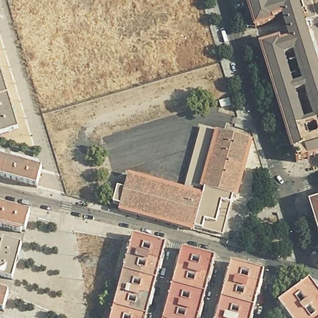 Aerial view of the grounds of Obispo Osio