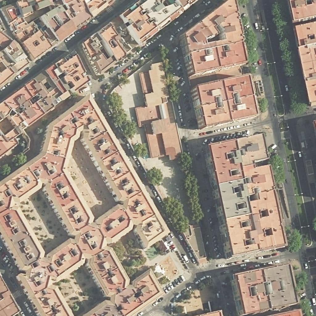 Aerial view of the grounds of Condesa De Las Quemadas