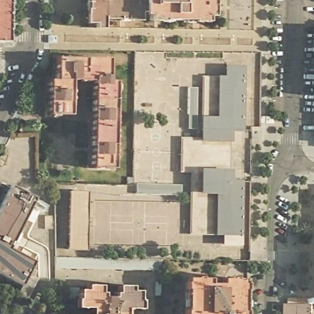 Aerial view of the grounds of Alcalde Jiménez Ruiz