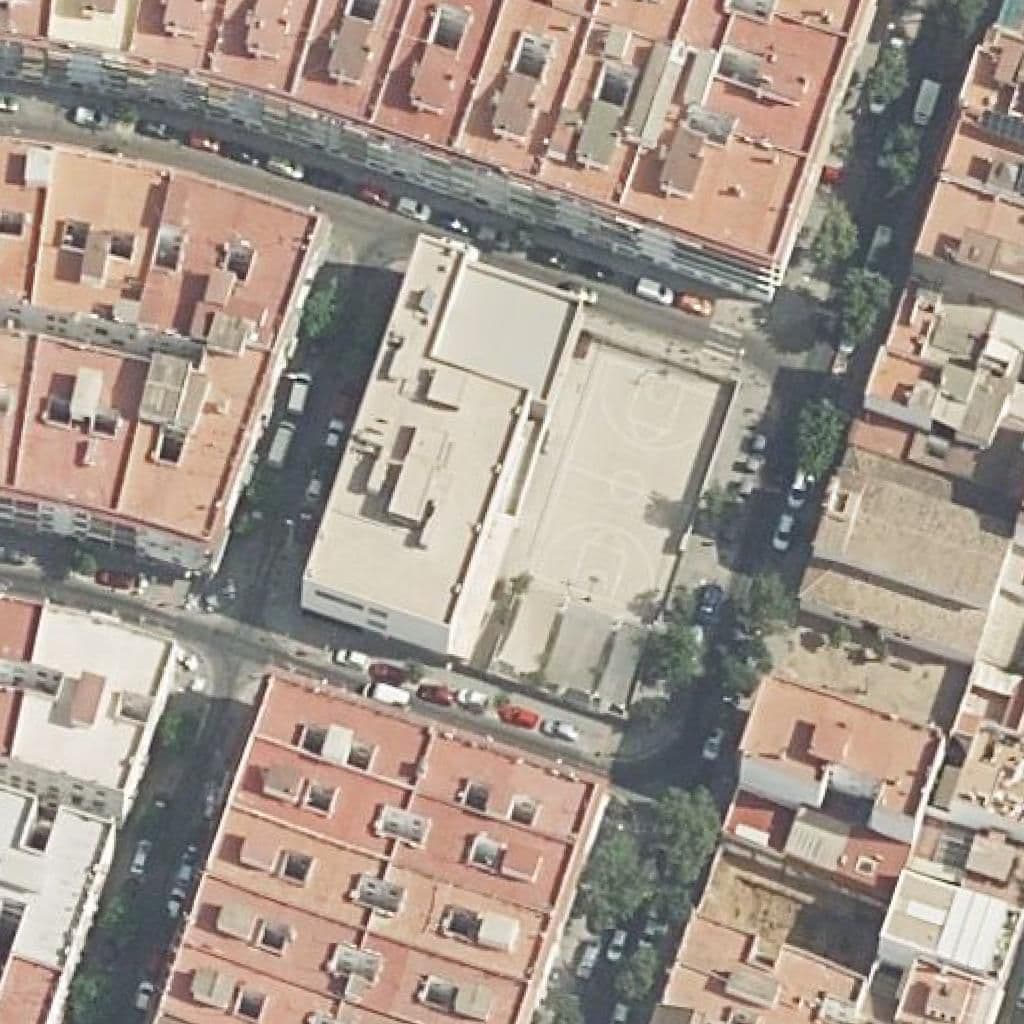 Aerial view of the grounds of Ntra. Sra. De Linares