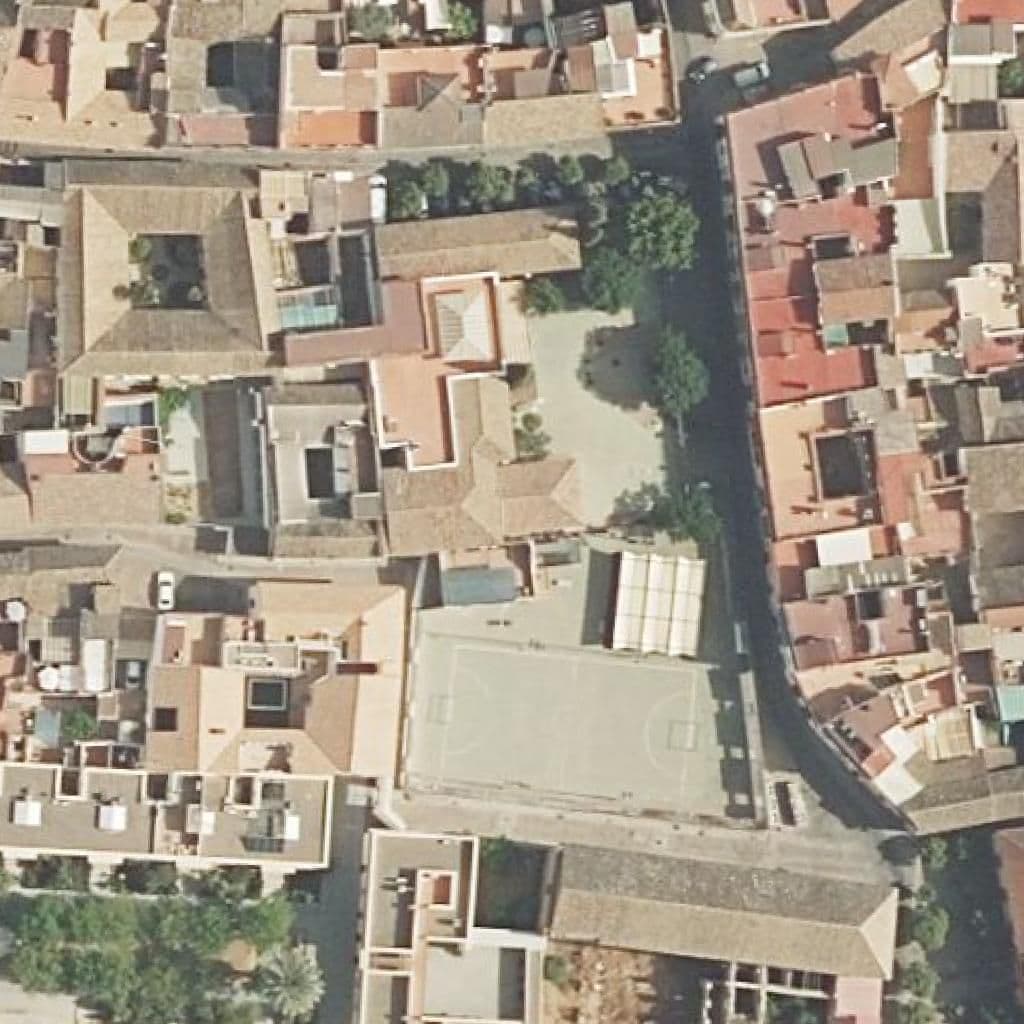 Aerial view of the grounds of Virgen De La Esperanza