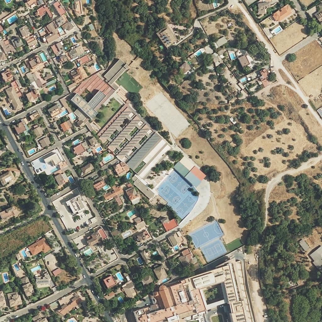 Aerial view of the grounds of Bética-Mudarra