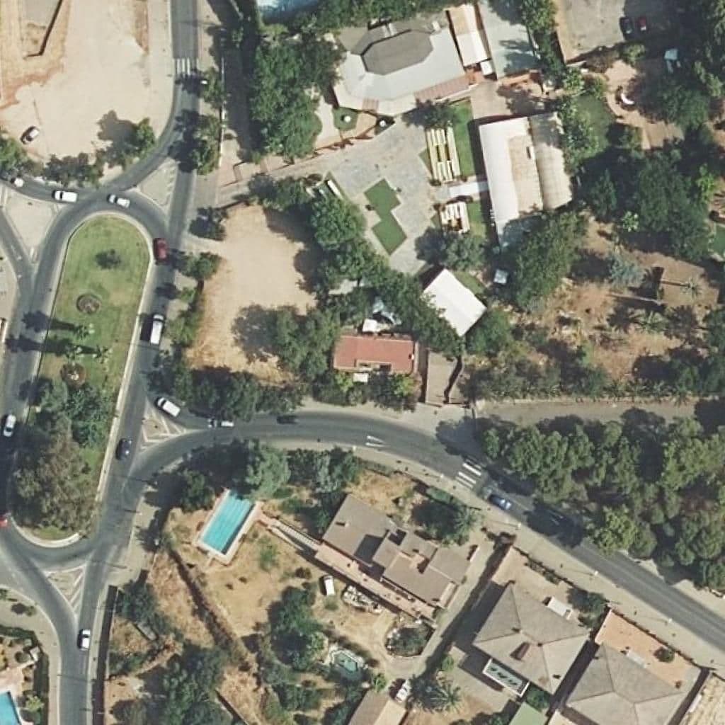 Aerial view of the grounds of Calasancio