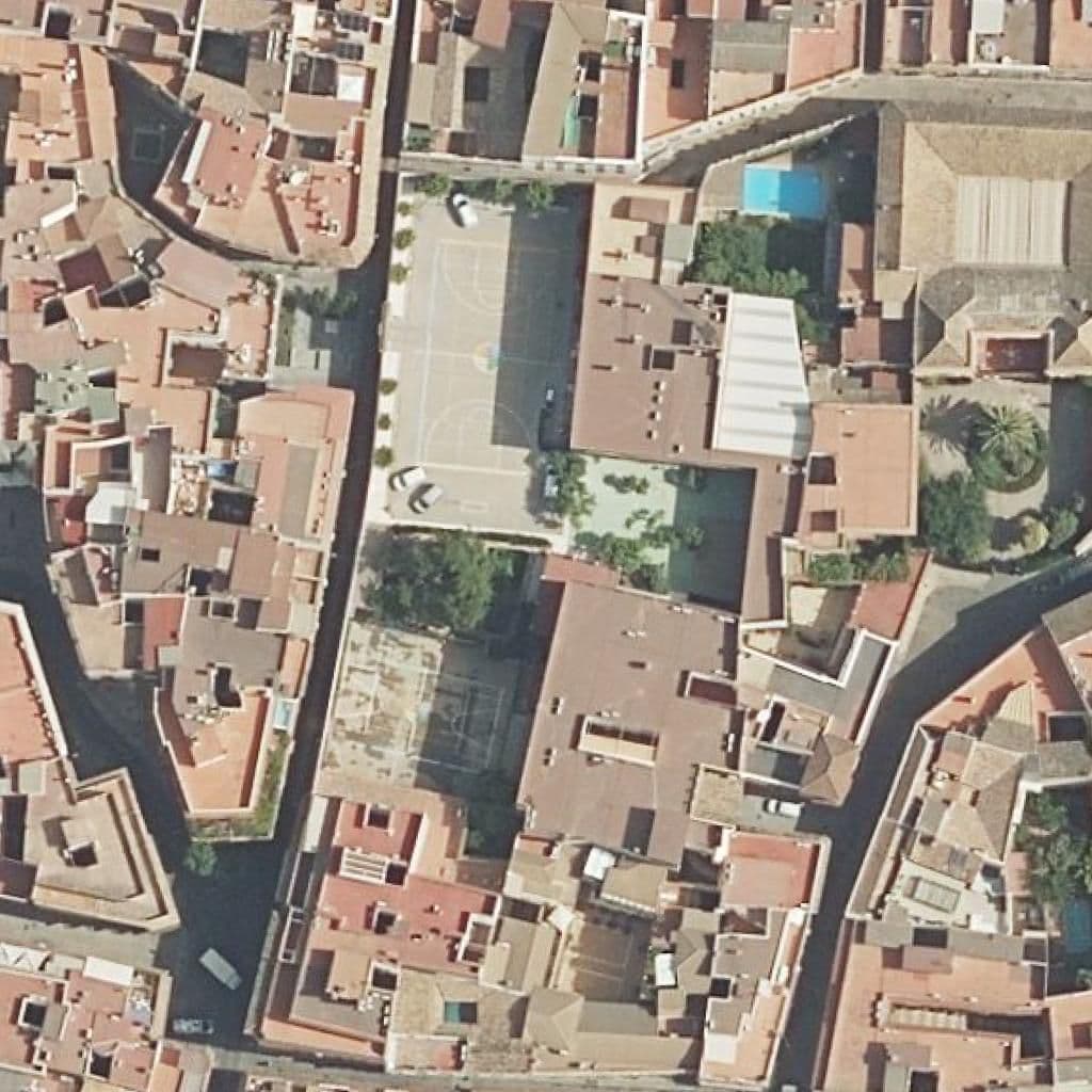 Aerial view of the grounds of Divina Pastora