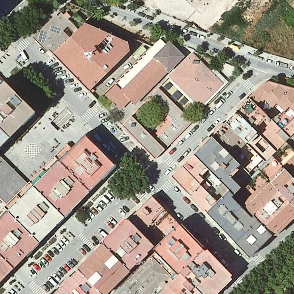 Aerial view of the grounds of Llar D'infants La Traca