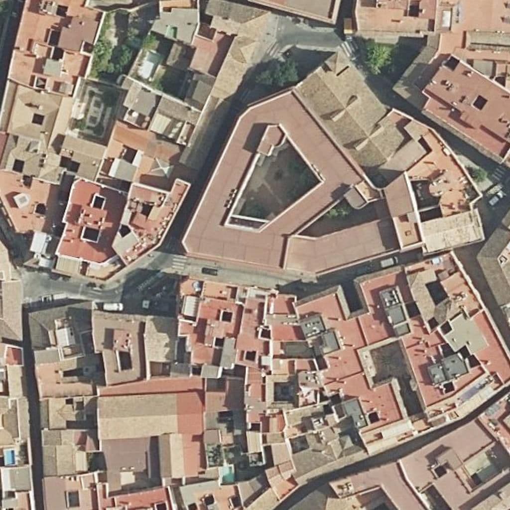 Aerial view of the grounds of Sopeña-Córdoba