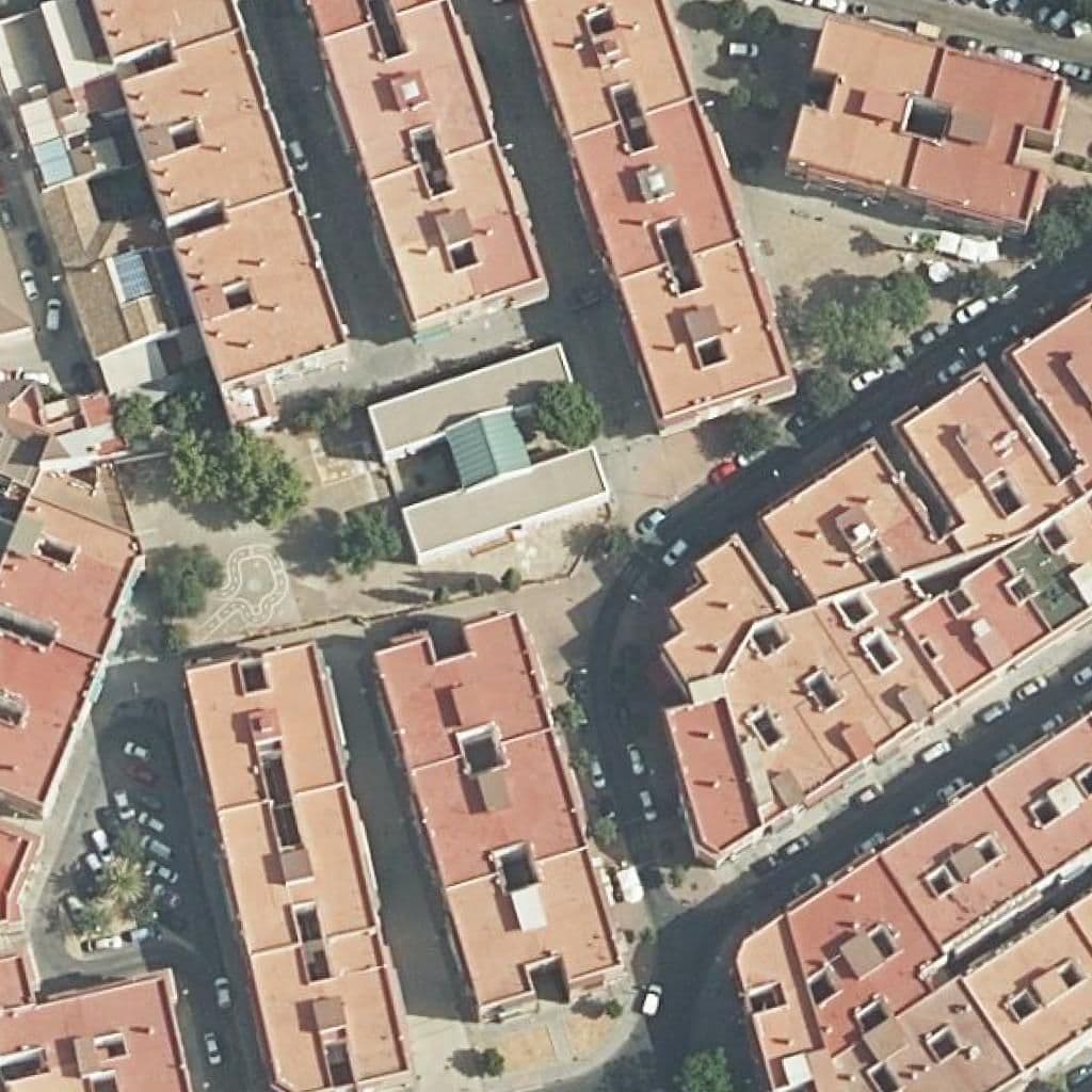 Aerial view of the grounds of Margaritas