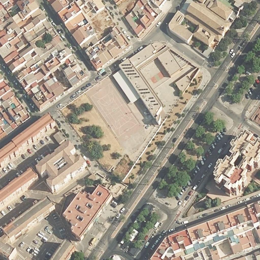 Aerial view of the grounds of Espinete