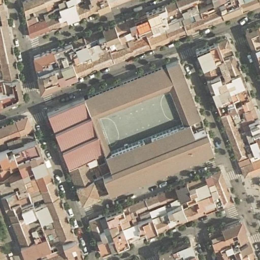 Aerial view of the grounds of San Álvaro