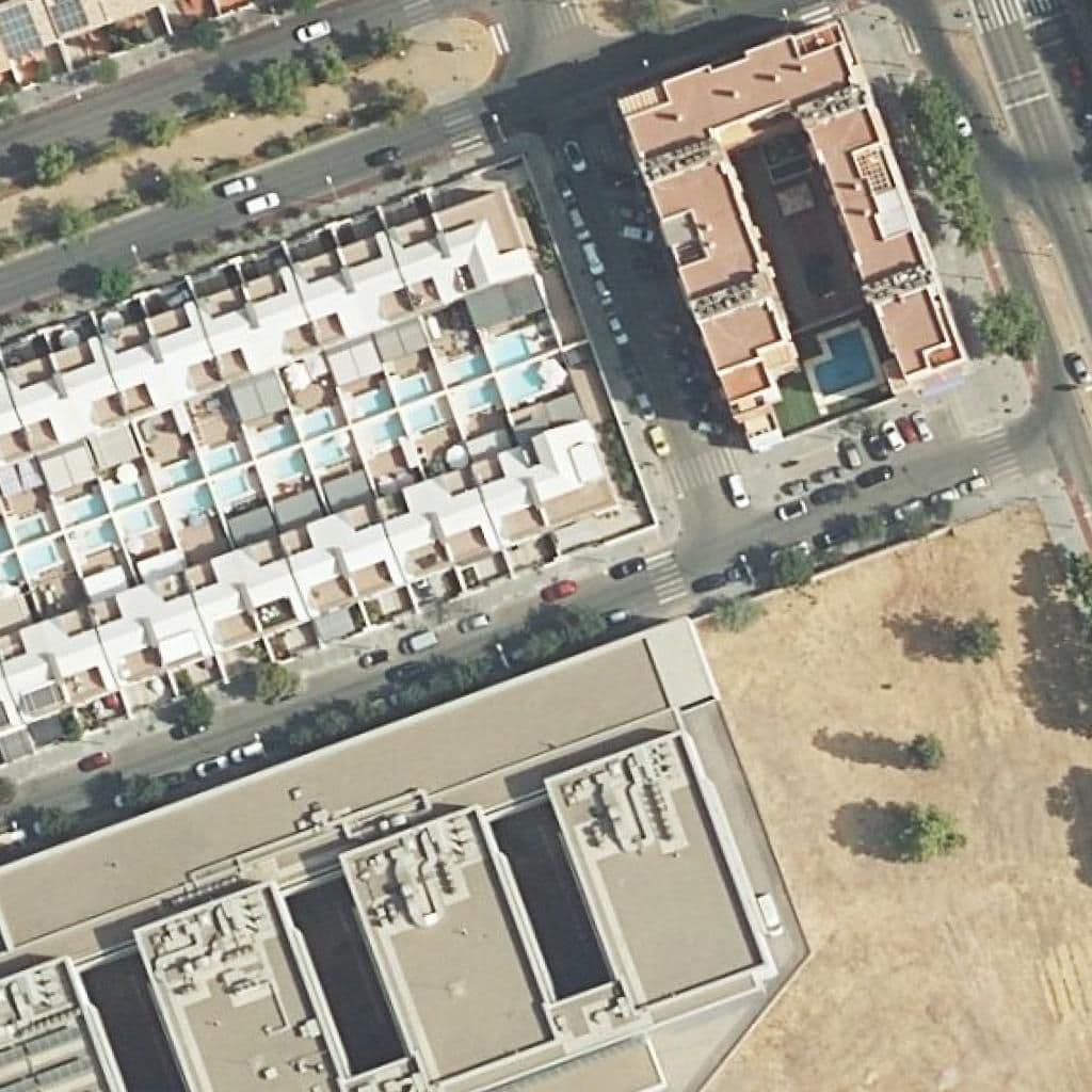Aerial view of the grounds of Mi Granja Ii