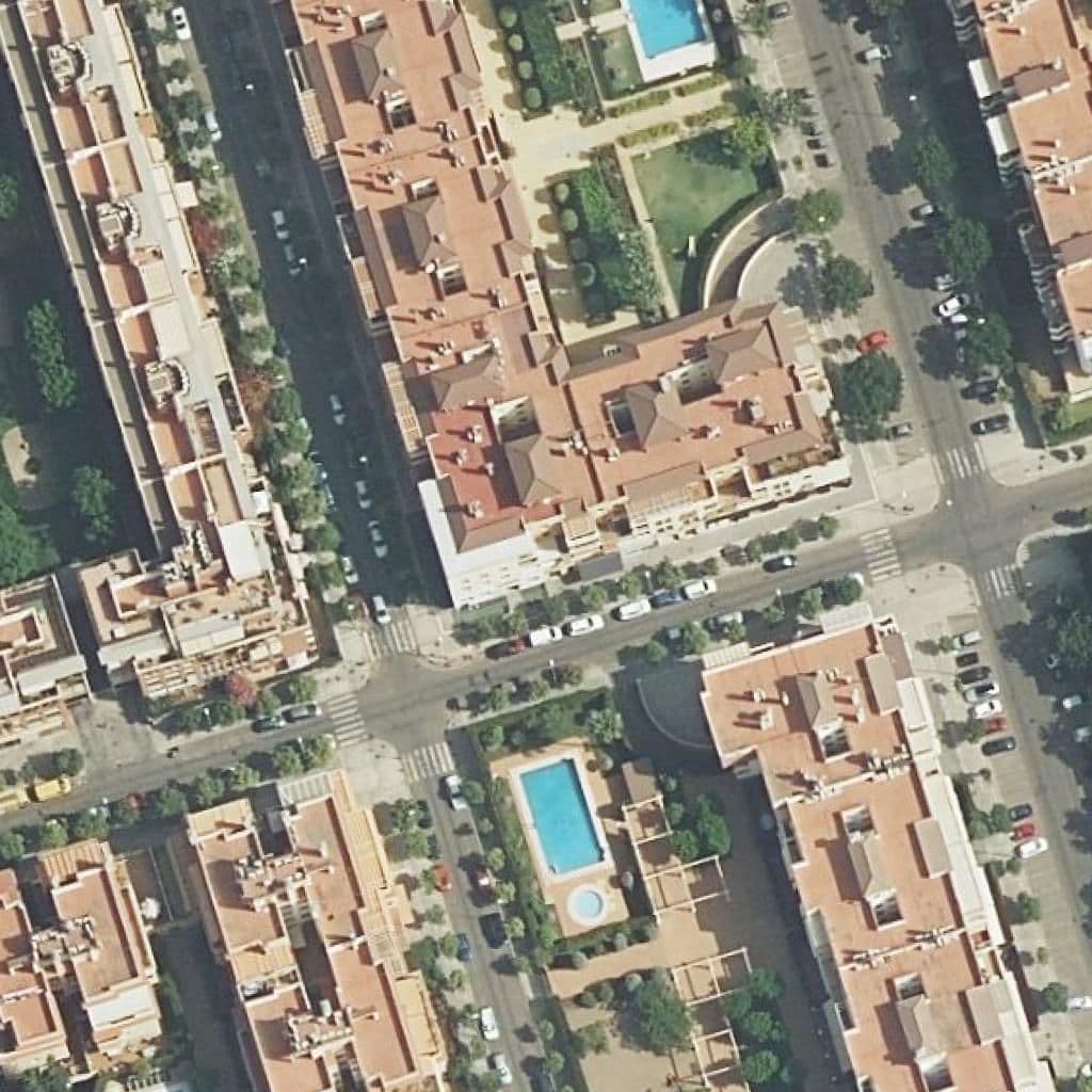 Vista aérea del recinto de Playschool