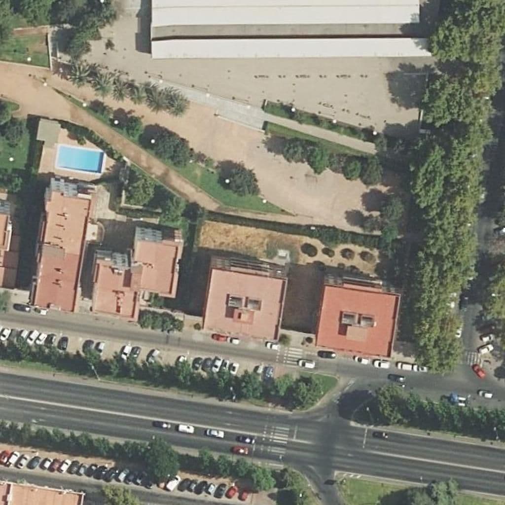 Aerial view of the grounds of Mimos Ii