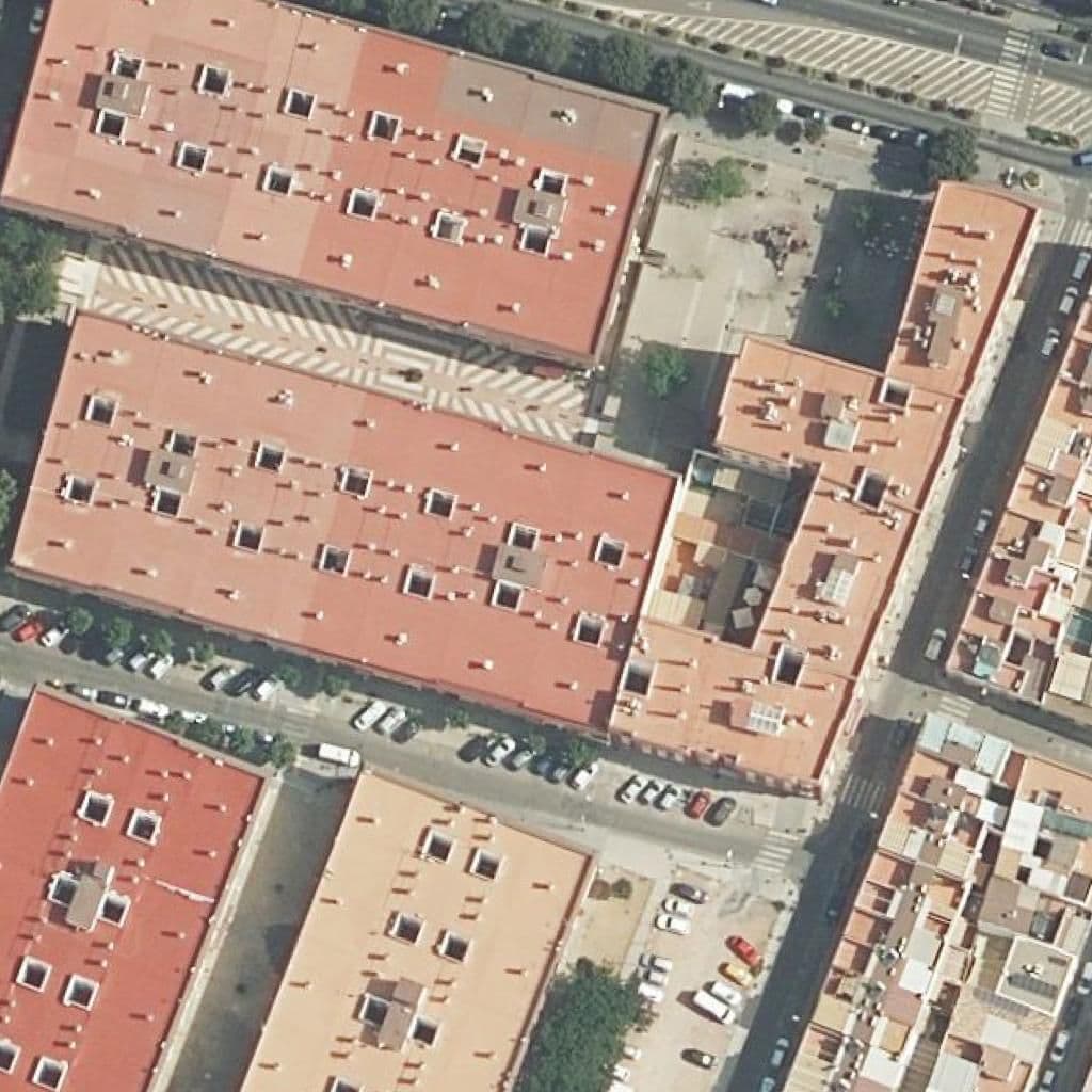 Aerial view of the grounds of Tréboles
