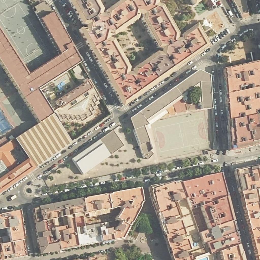 Aerial view of the grounds of El Puzzle Ii