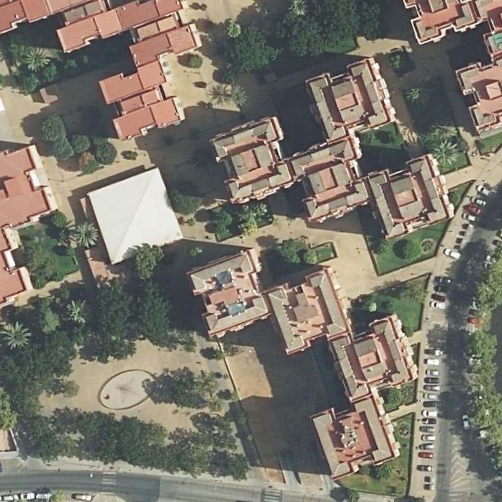 Aerial view of the grounds of Chiquitines Guay