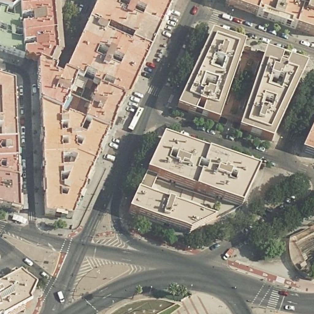 Aerial view of the grounds of Erase Una Vez Iii