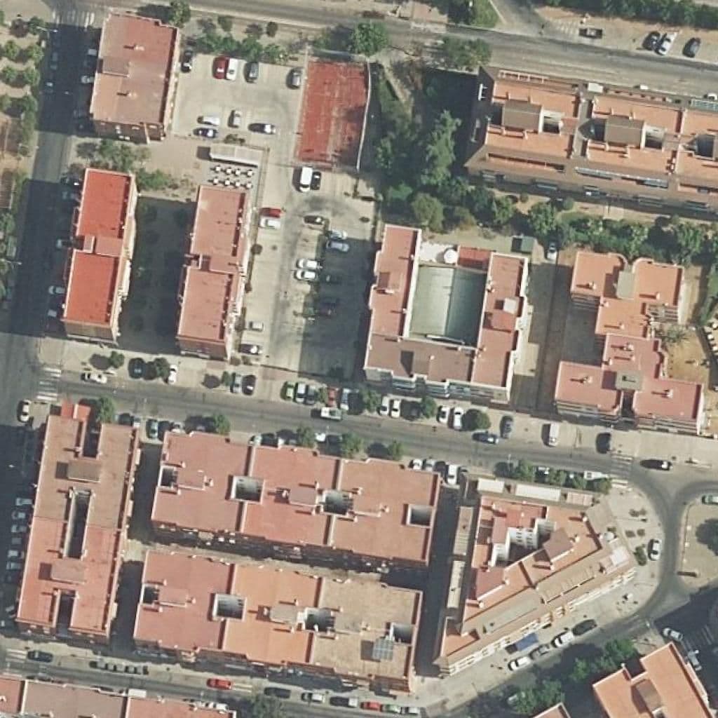 Aerial view of the grounds of Jesús Salvador