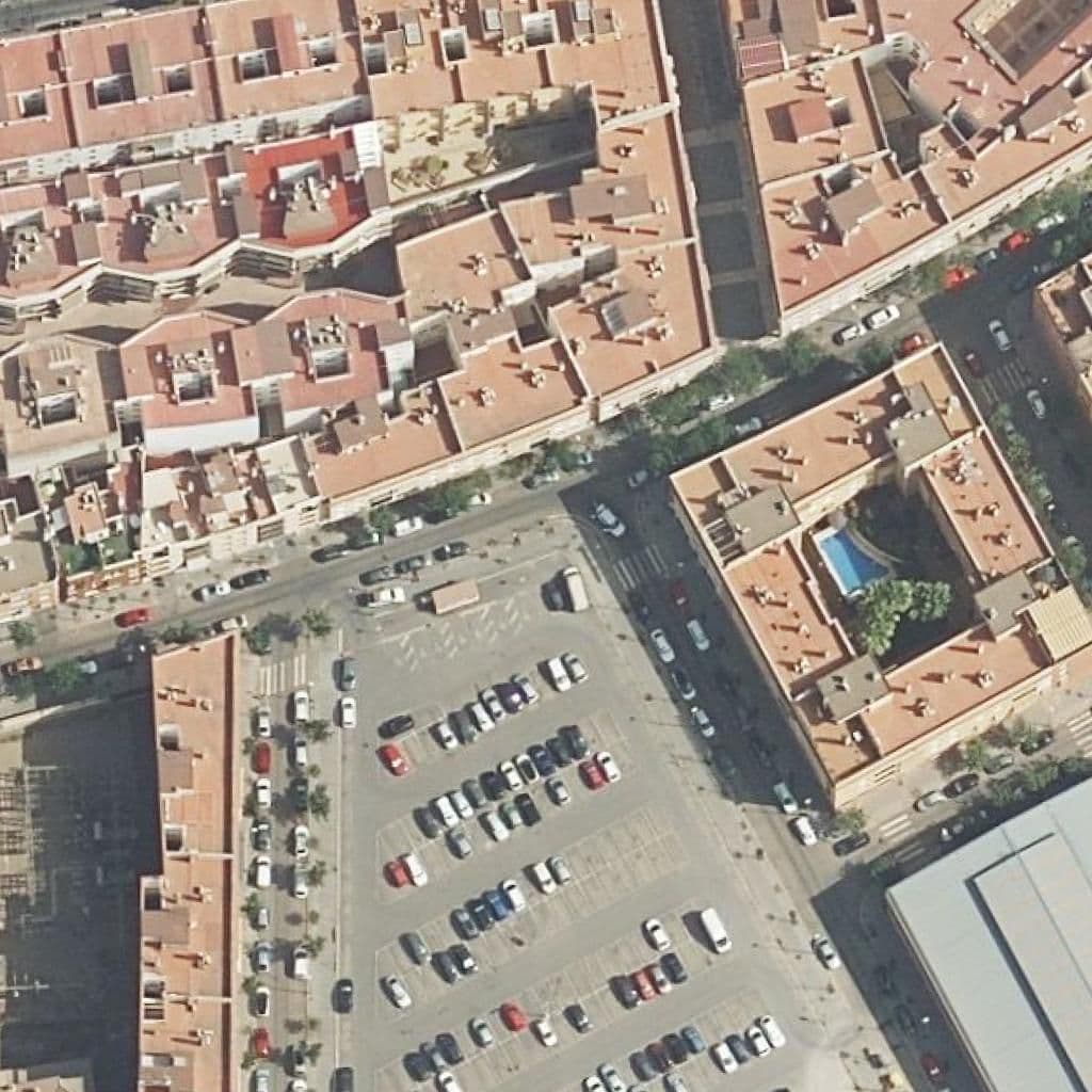 Aerial view of the grounds of El Bosque