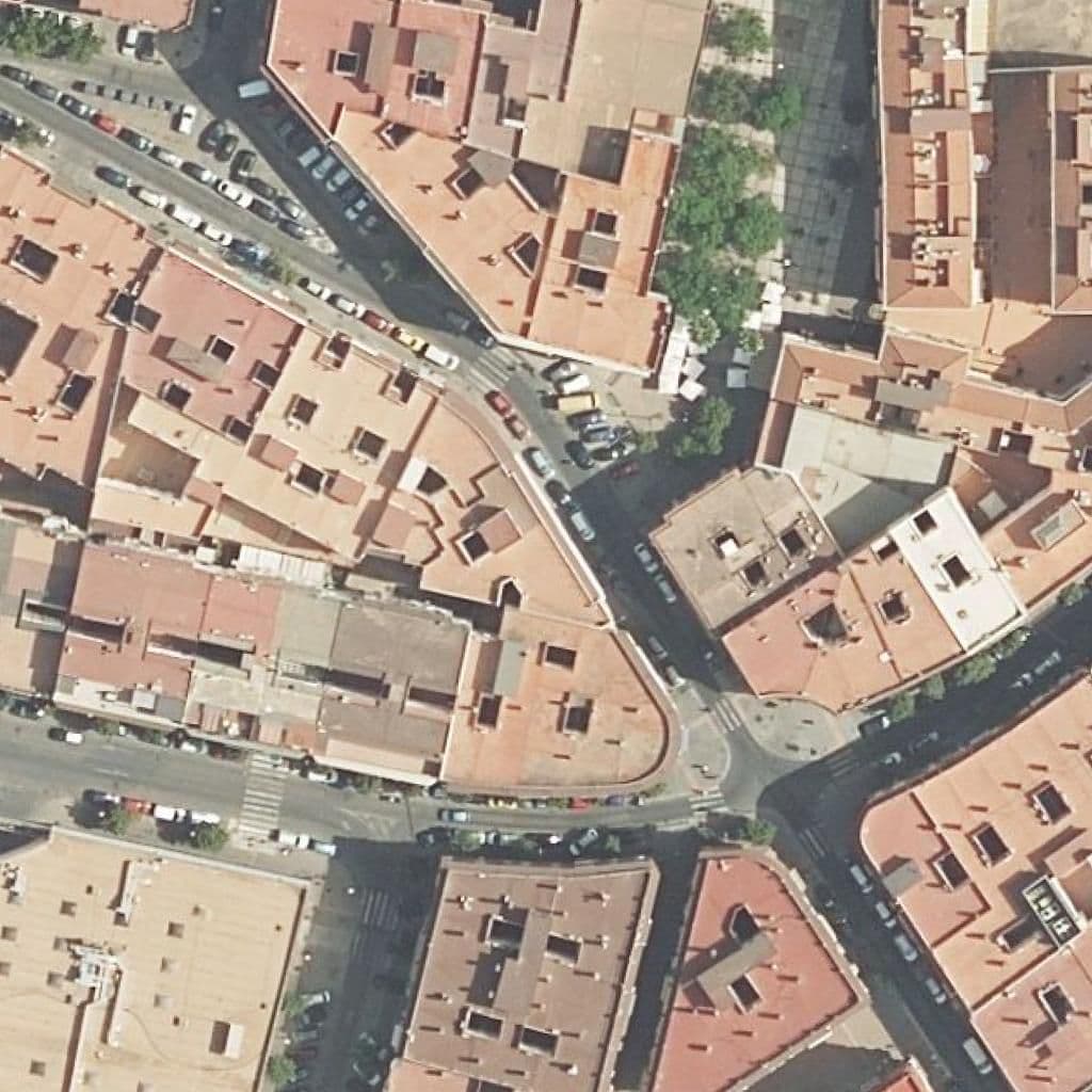 Aerial view of the grounds of El Arenal