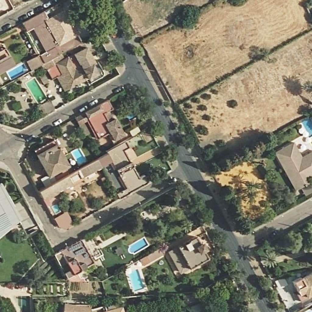 Aerial view of the grounds of Sonrisas
