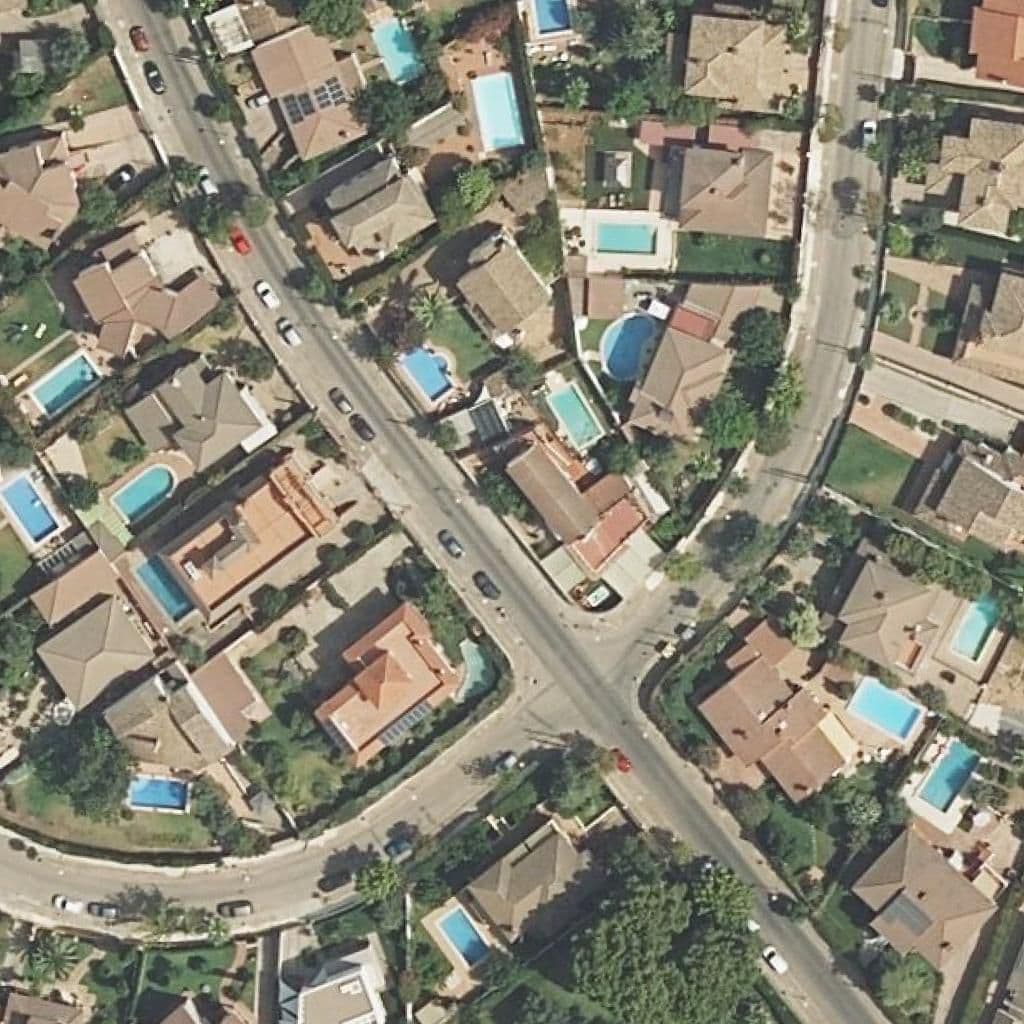 Aerial view of the grounds of Montessori Dream