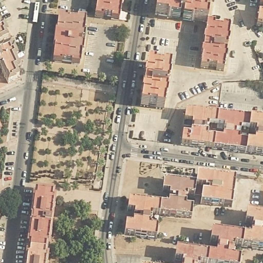 Aerial view of the grounds of Manuela Díaz Cabezas