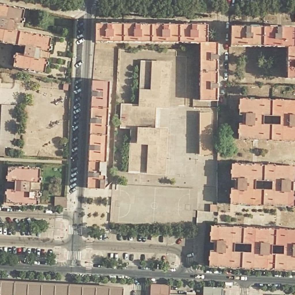 Aerial view of the grounds of Virgen De La Fuensanta