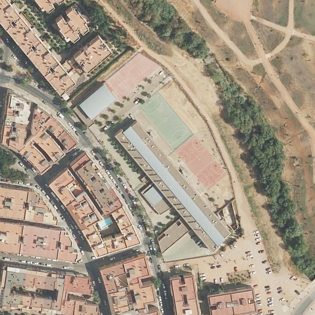 Aerial view of the grounds of Gran Capitán
