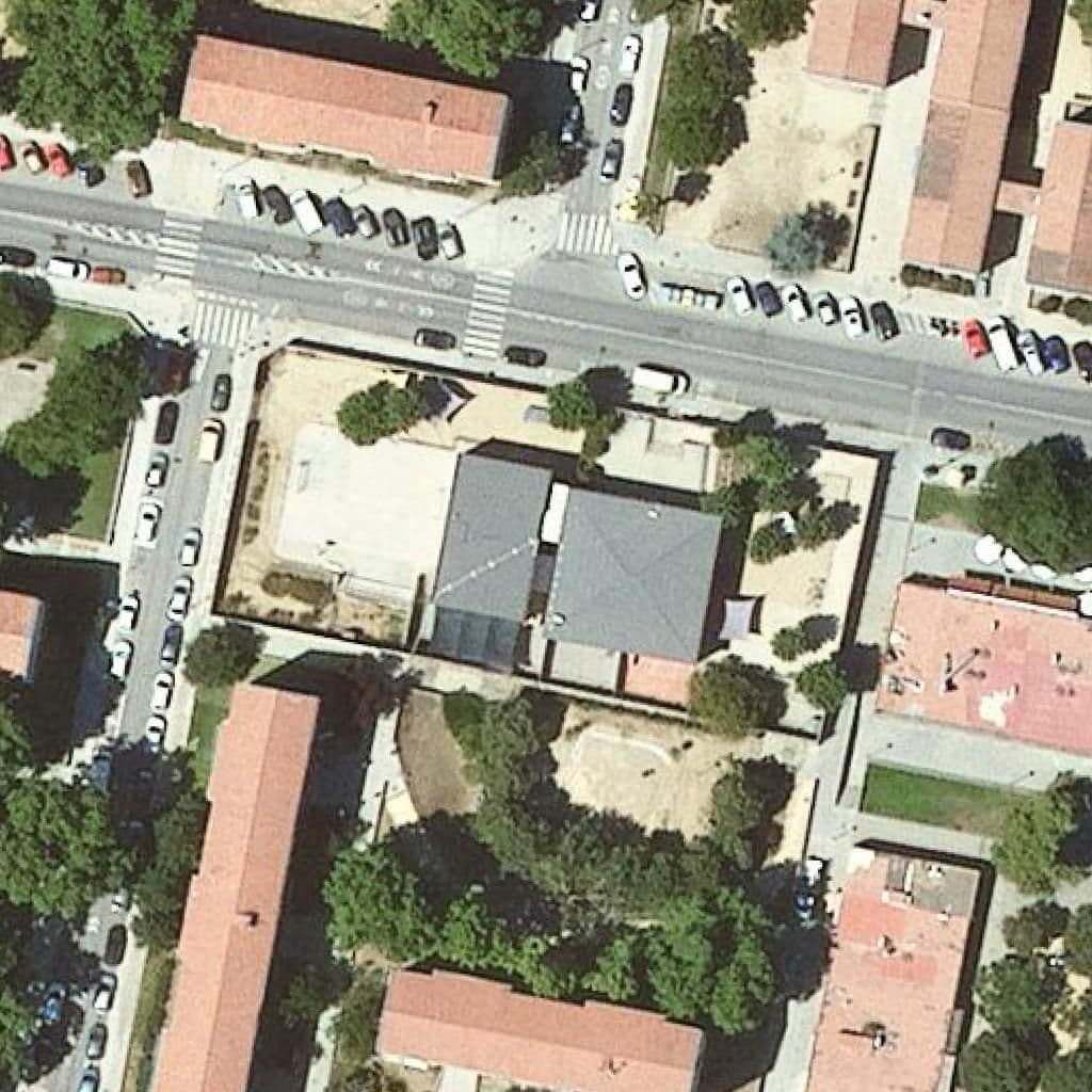 Aerial view of the grounds of Balmes I