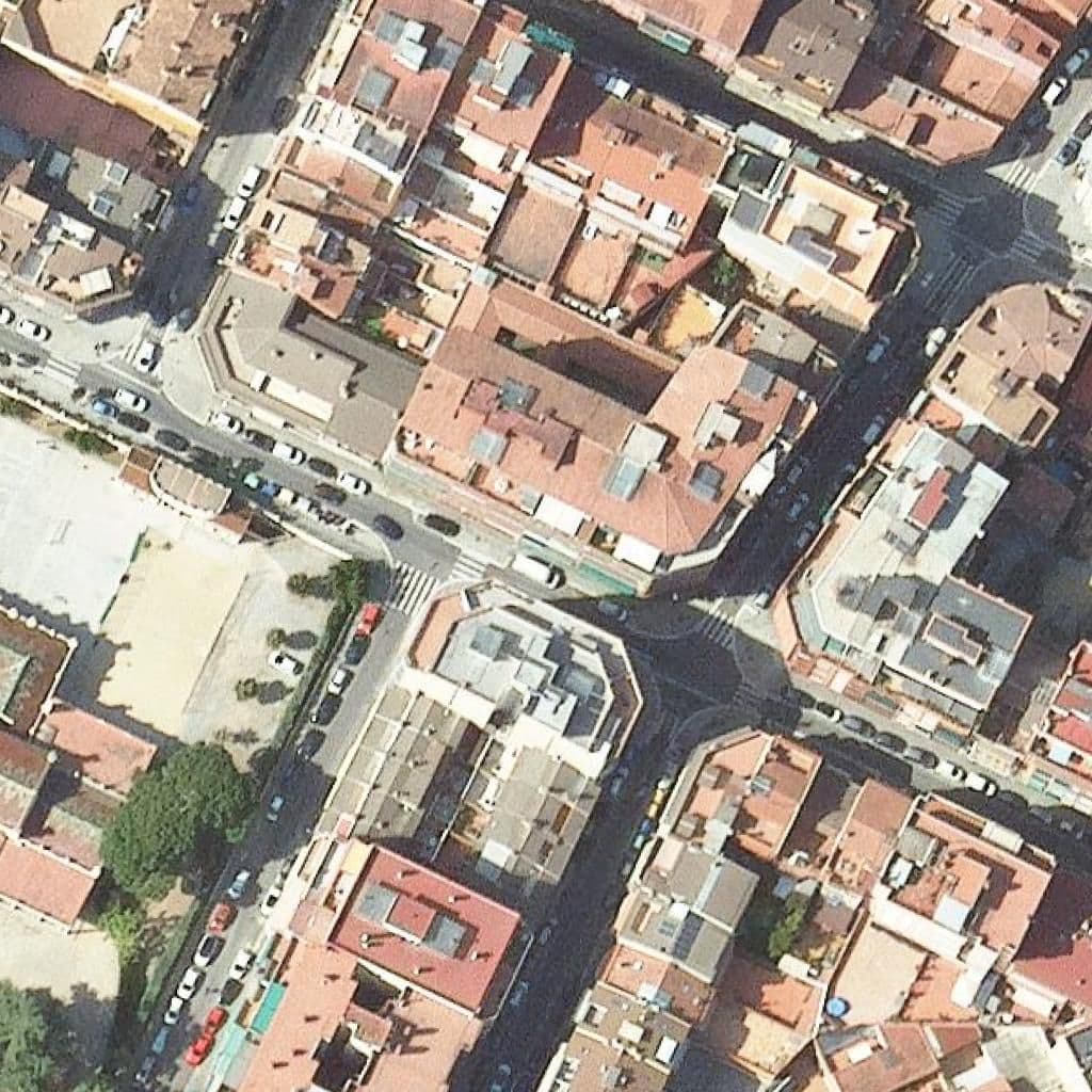 Aerial view of the grounds of Lli Privada El Tren O'neill
