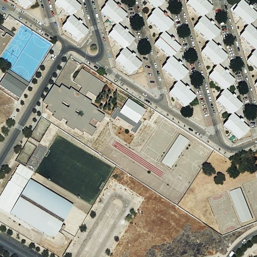 Aerial view of the grounds of Guadalquivir