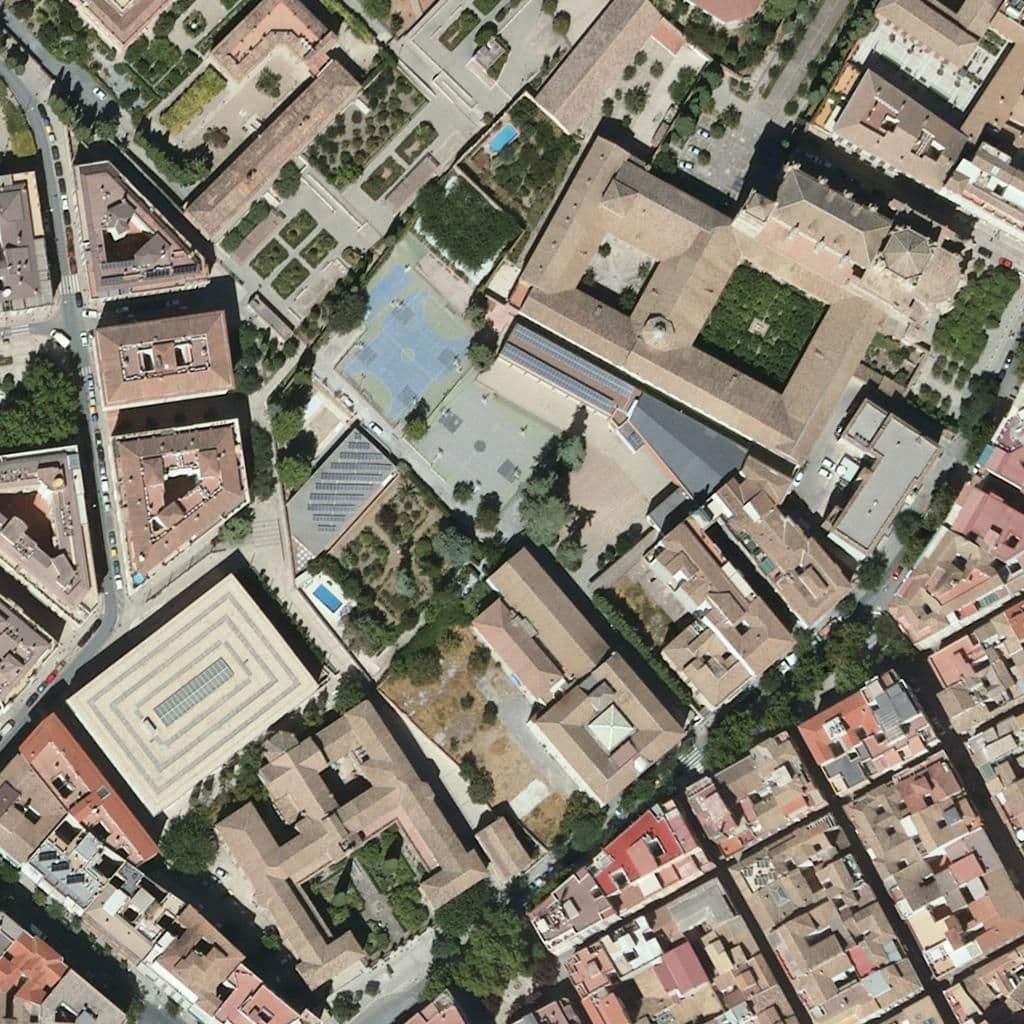 Aerial view of the grounds of La Presentación De Nuestra Señora