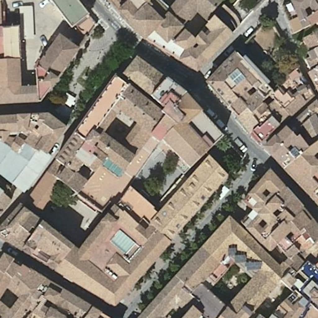Aerial view of the grounds of Nuestra Señora De Las Mercedes