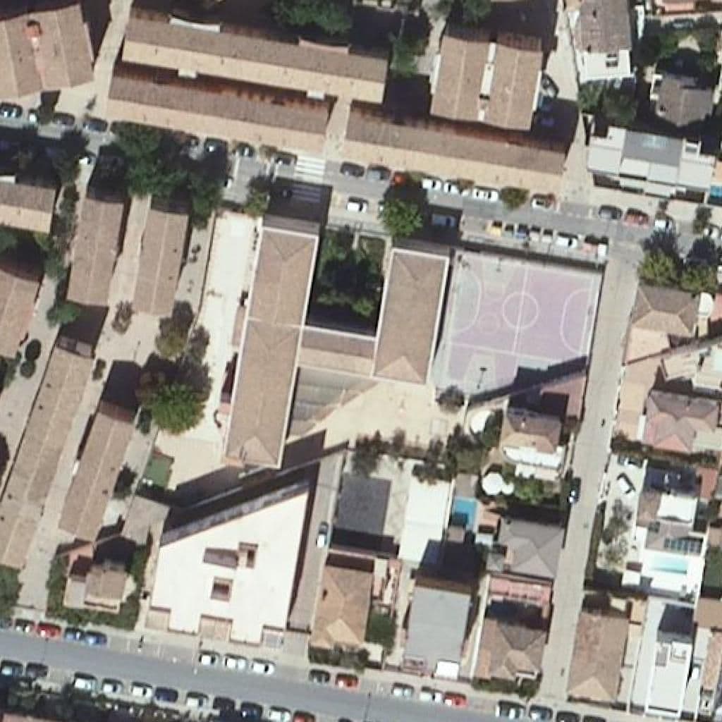Vista aérea del recinto de Andrés Segovia