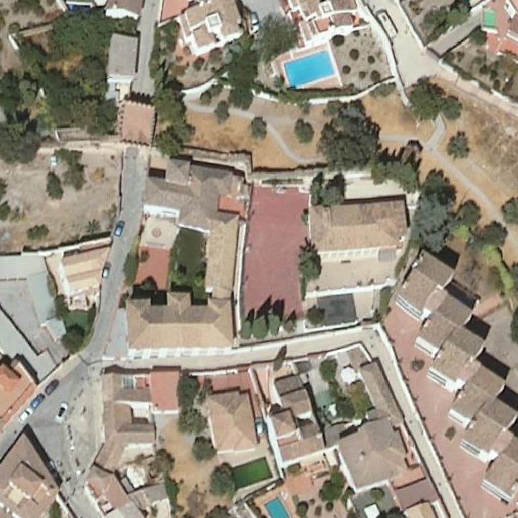 Aerial view of the grounds of Divino Maestro