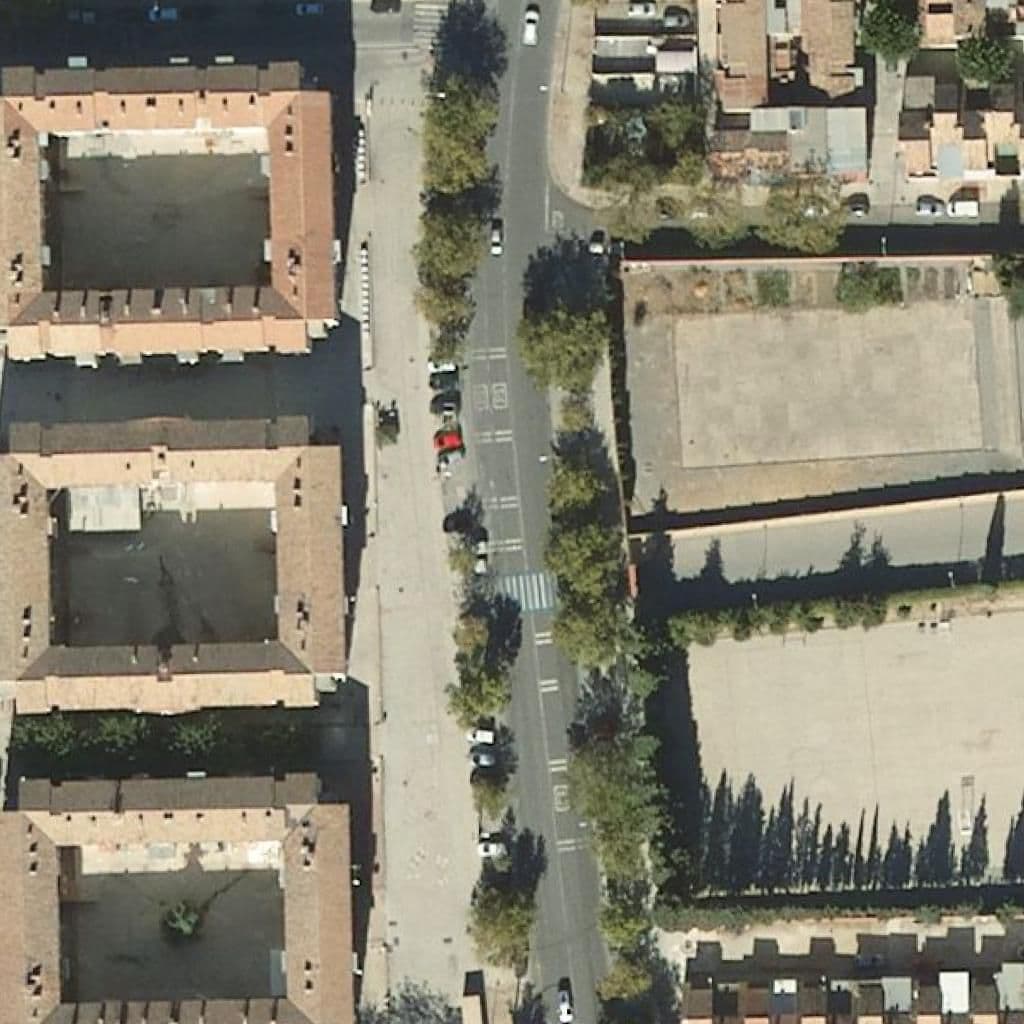 Aerial view of the grounds of Amor De Dios