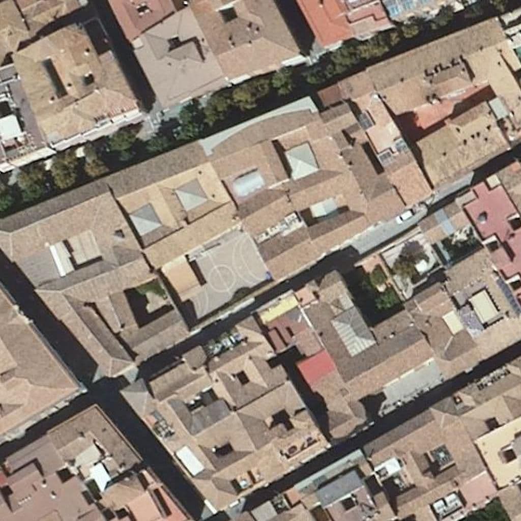 Aerial view of the grounds of Alhamar