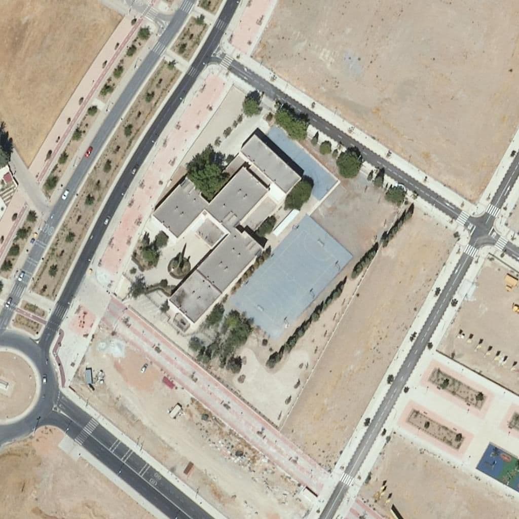 Aerial view of the grounds of Severo Ochoa